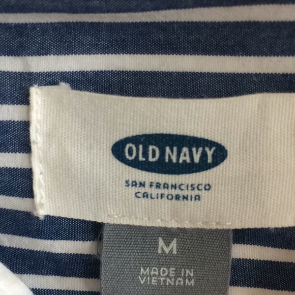 Old Navy Stripe Button Up Collar Long Sleeve Shirt - Picture 5 of 8